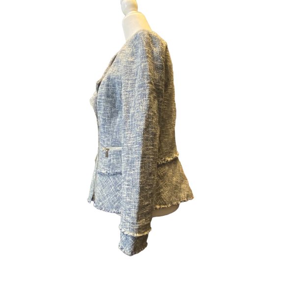 Lafayette 148 New York Asymmetrical Tweed Size 6 - Picture 7 of 15